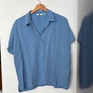 Uniqlo Soft Blue Collared Shirt